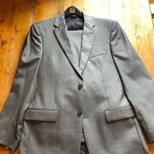 43L Blue Tailored Fit Suit - Jos A Bank